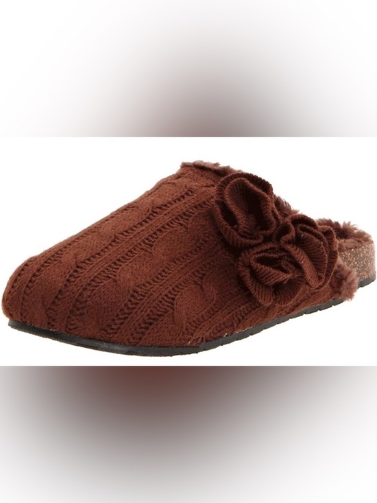 Madden Girl Shoes - NIB [Madden Girl] Biilee Clog Sweater Slip-On Indoor/Outdoor Brown Women’s 6.5